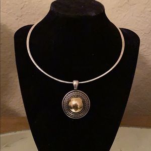 Retired James Avery Pendant and choker